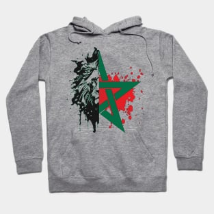 Proud Morocco Flag Gift Moroccan Lovers For Men's Women's Hoodie